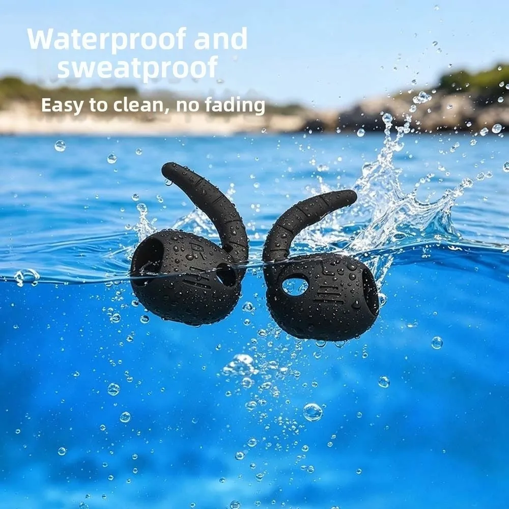 5 Pairs Silicone Eartips Anti Slip Shockproof Ear Cover Anti-Scratch with Storage Pouch for Samsung Galaxy Buds 4