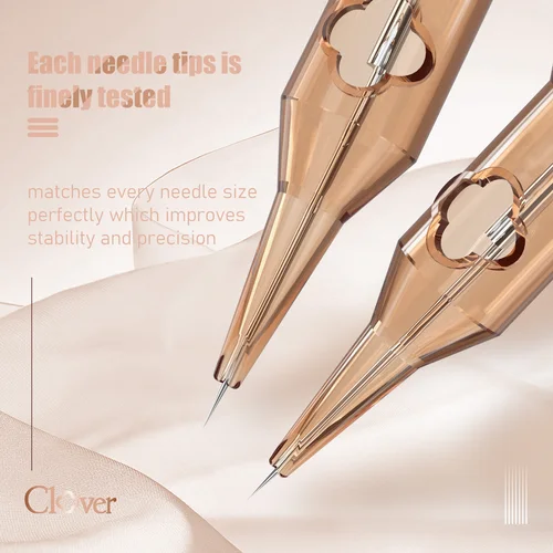 Imagen 2 del producto Cartucho de agujas de tatuaje POPU, delineador redondo profesional PMU SMP, cartuchos de agujas, membrana de seguridad para pluma de máquina rotativa de tatuaje