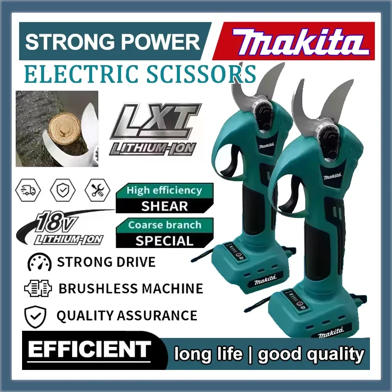 

Makita 18v Battery Professional Cordless Electrician Scissors Pruning Shears Cutter Wireless Drills Tools Garden Pruner