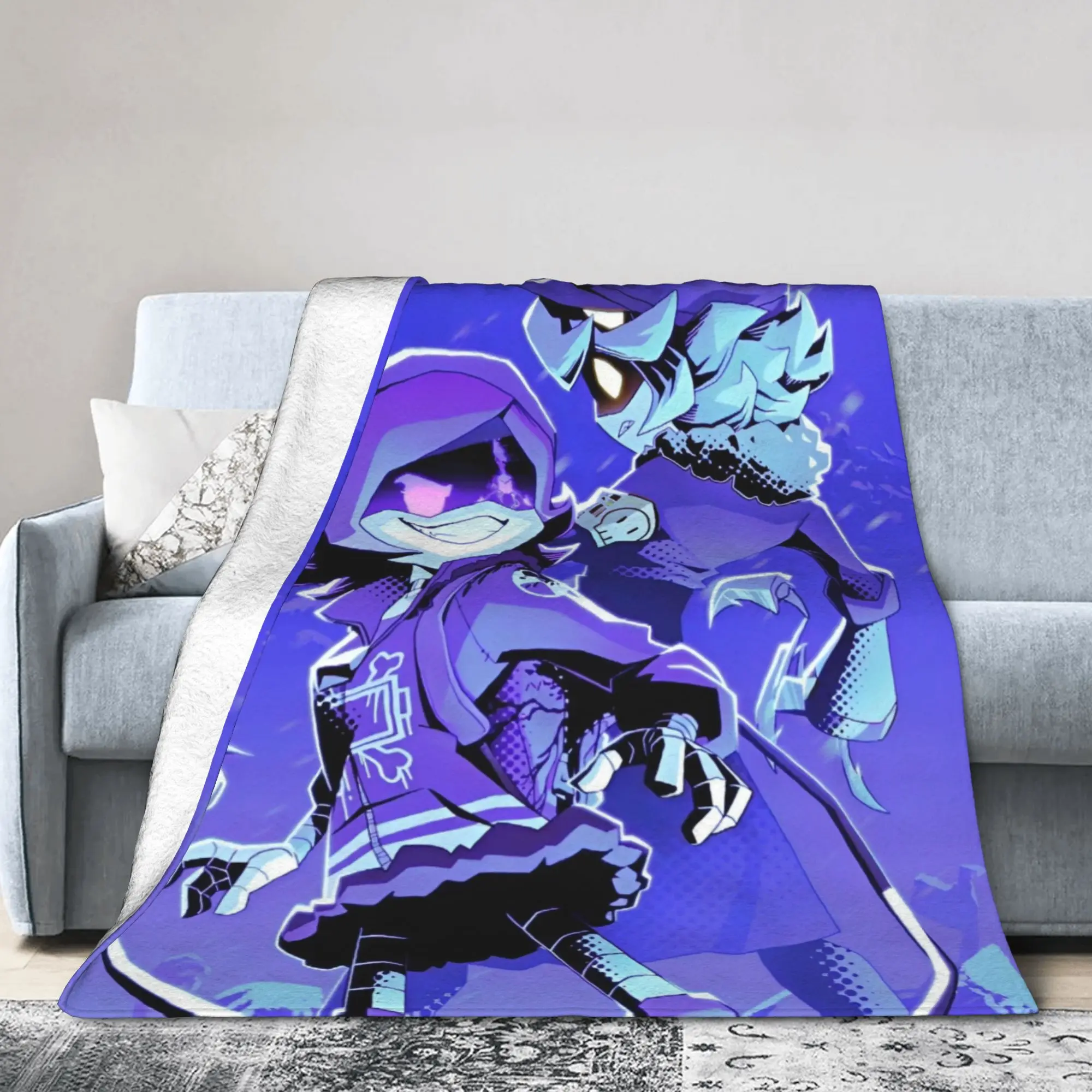 Murder Drones  Blanket Romance Comedy  Fleece Novelty Breathable Throw Blanket for Bedding Lounge Autumn/Winter