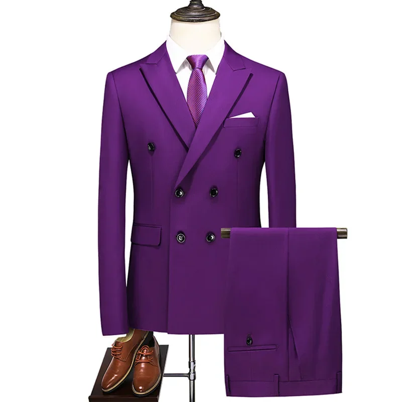 NONE Men's Double-Breasted Suit 3