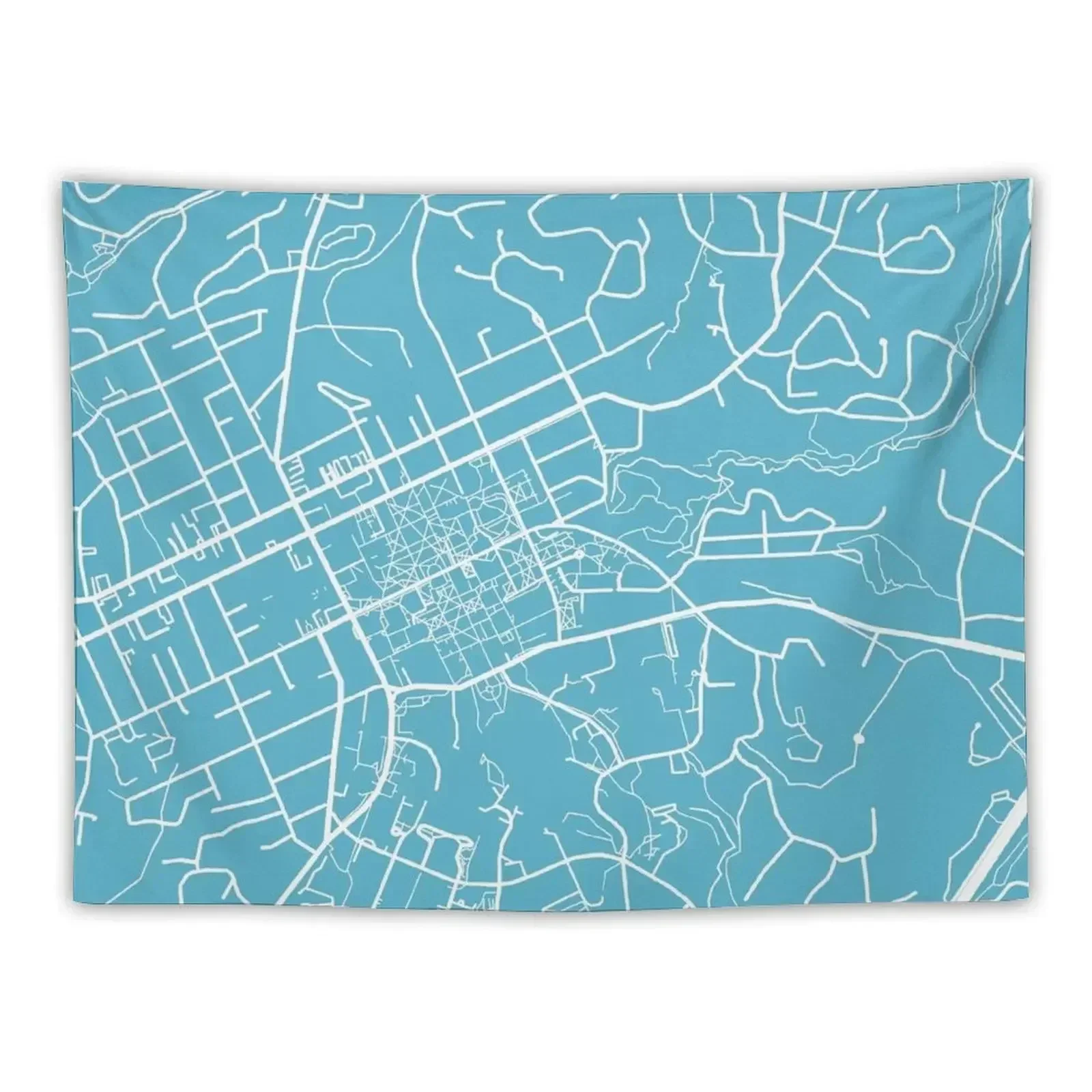 

Chapel Hill Map - Baby Blue Tapestry Bedroom Decorations Things To Decorate The Room Tapestry
