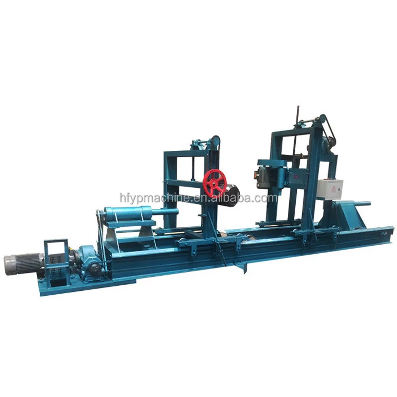 Large Numerical Control Lathe Automatic Log Cabin Machine Round Wood Column Processing Machine Log Lathe Automatic Wood Lathe