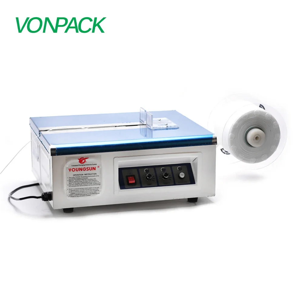 Полуавтоматическая электрическая обвязочная машина YS-A2T pp с ремешком настольного типа