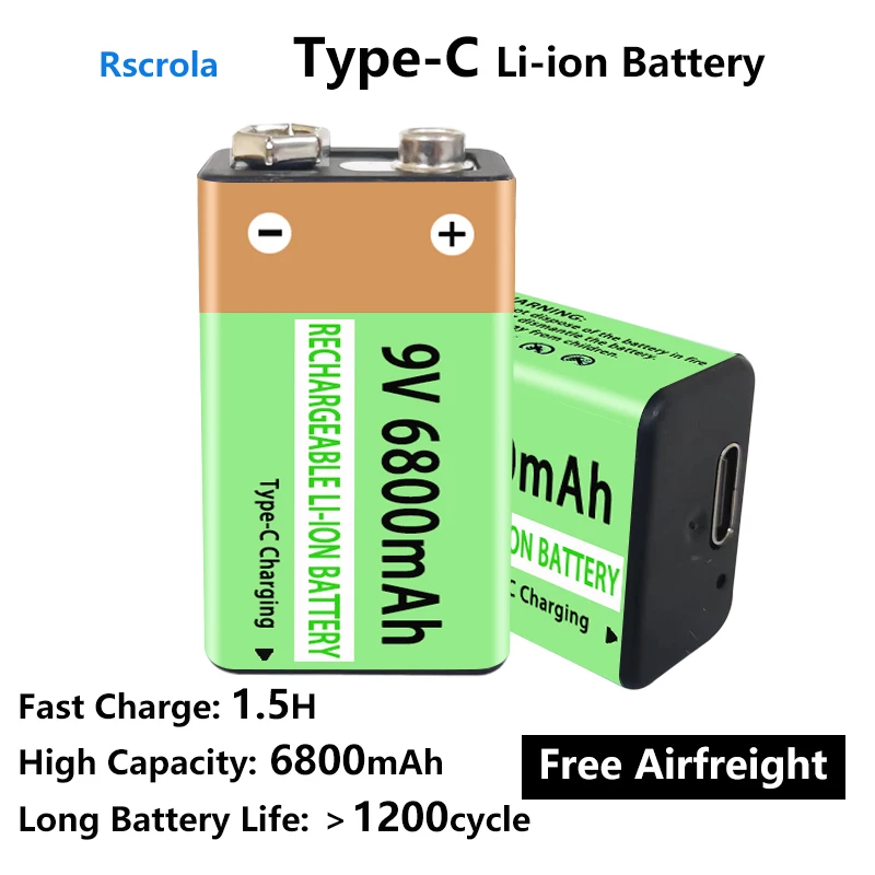High Capacity 9V Ba… - image