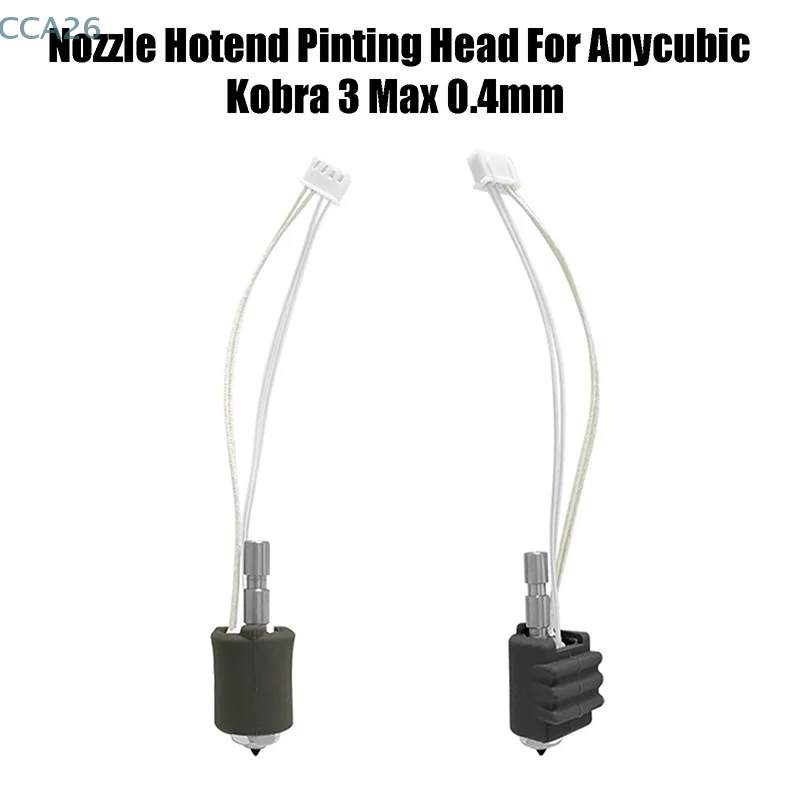 

Сопло для 3D-принтера Kobra 3 Max: закаленная сталь, 0,4 мм, быстросменная печатная головка Hotend от Anycubic.