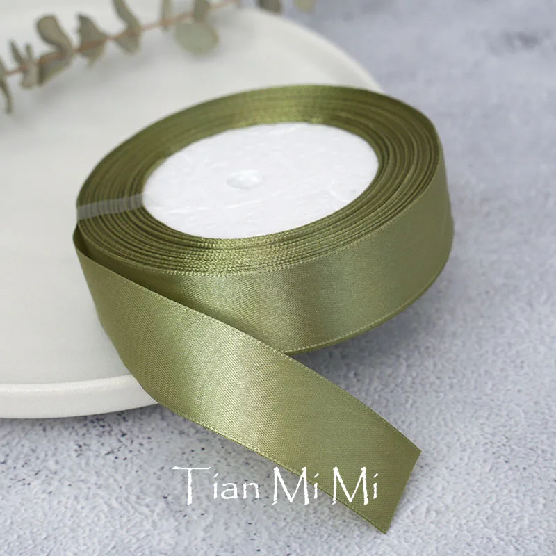 Satinband 25 Yards/Rolle 6mm 10mm 15mm 25mm 38mm 50mm Schleifenband Geschenkverpackung Handgemachtes DIY-Bastelmaterial Weihnachten Hochzeit Party Dekoration
