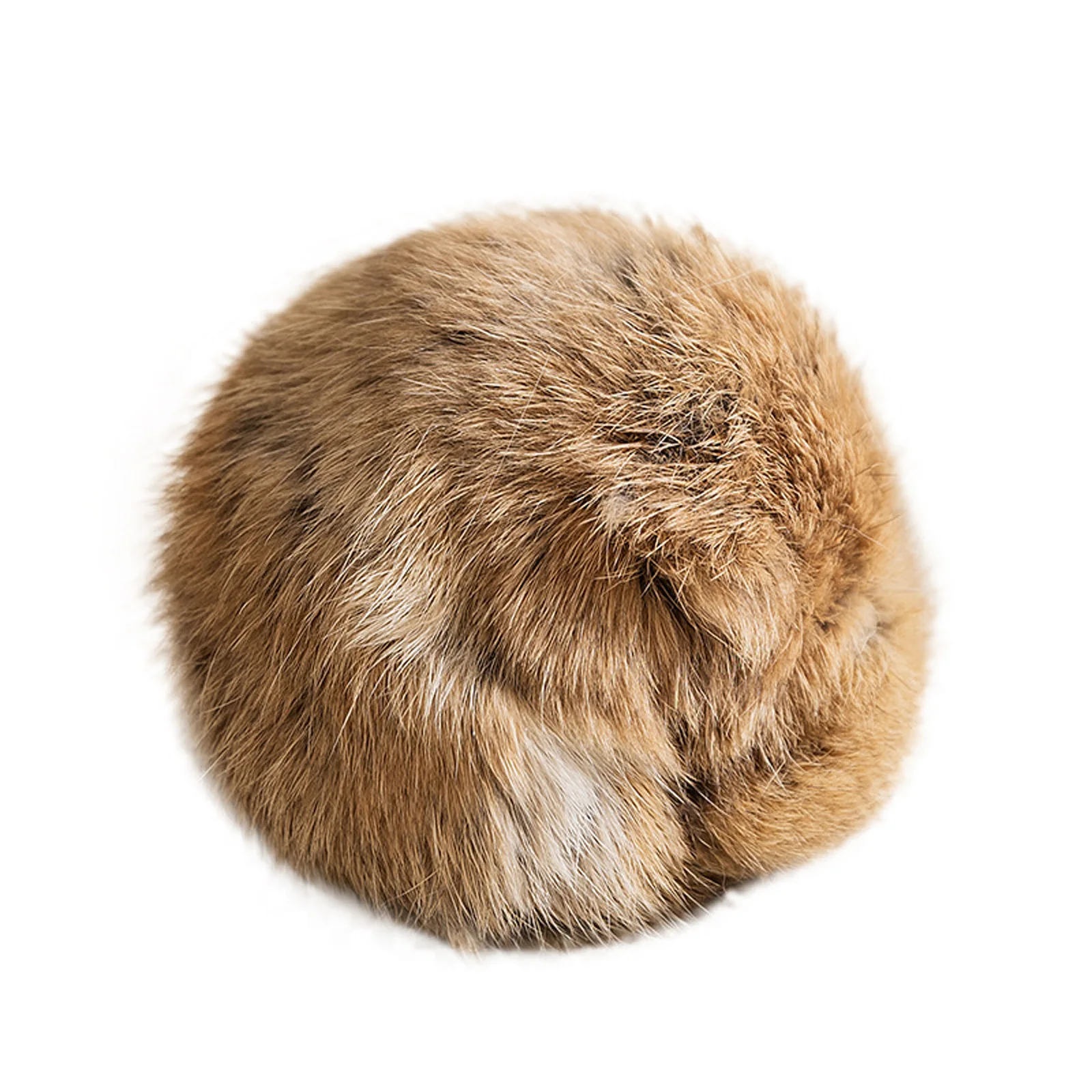 1/2/3/6 Stück Kaninchenfell-Ball Interaktives Katzenspielzeug Haustierprodukt mit Katzenminze Spielball Plüsch-Jagdball Katzenzubehör 8cm