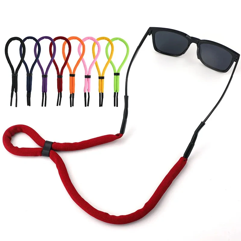 1/2/3/4Pcs Floating Sports Glasses Strap Holder Anti Slip Glasses Cord Rope Adjustable Outdoor Water Eyeglasses Chain Retainer