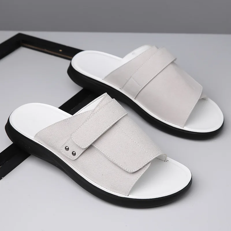 Cross-border E-commerce New Summer Slippers Fashion Versatile Lightweight Youth Men Driving Dual-use Large-1102