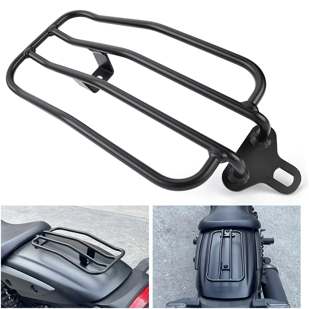 Eliminator500 Rear Luggage Rack Carrier Case Support Basket Holder Bracket for Kawasaki Eliminator 500 2024-2025