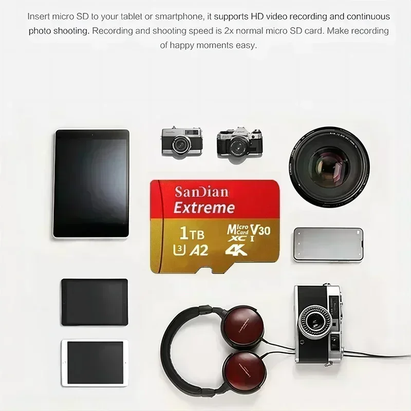 بطاقات الذاكرة الأصلية 1 تيرا بايت بطاقة مايكرو TF 128 جيجا بايت 512 جيجا بايت بطاقة فلاش عالية السعة فئة 10 بطاقة SD عالية السرعة للكمبيوتر/الهاتف/الكاميرا/ماك #5