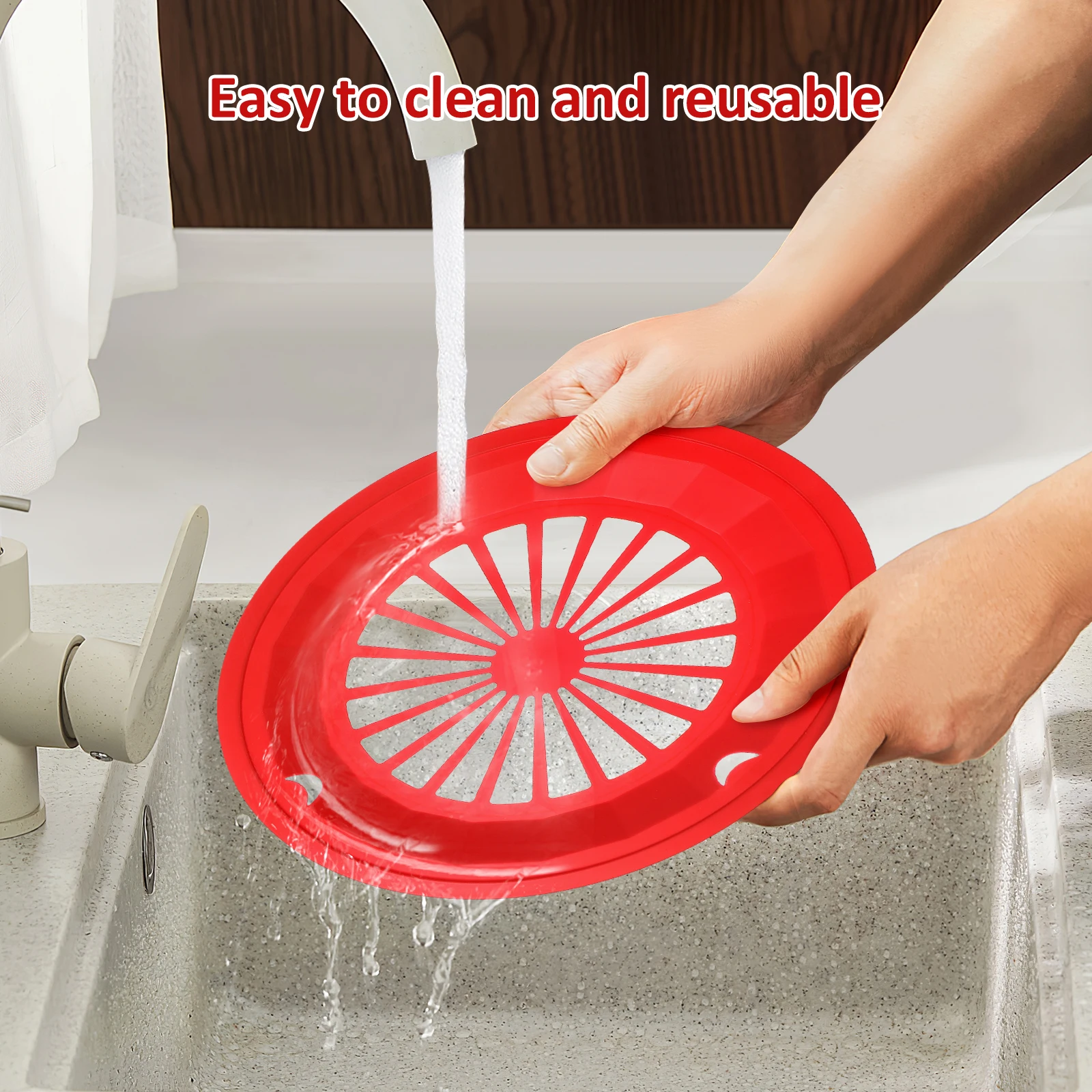 

10pcs Red BBQ Plates Reusable Plastic Dinner Trays Durable Grill Plate Holders Lightweight Party Picnic Camping Accessories
