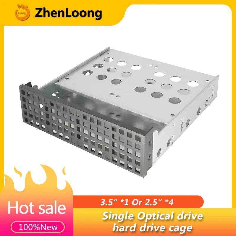 Hard Drive Cage Chassis Case Optical Drive expansion Four 2.5 Inch Or One 3.5