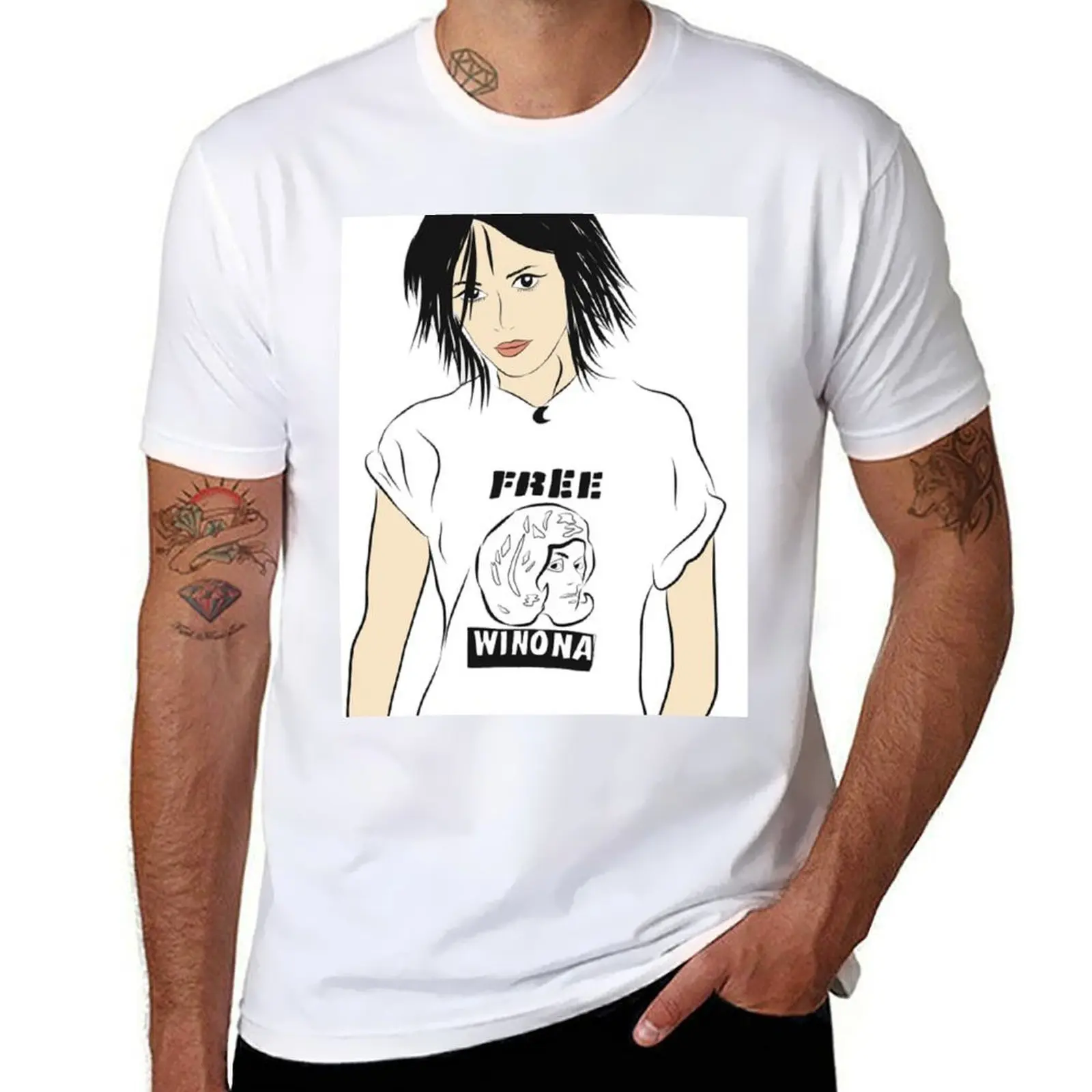 

Free Winona T-Shirt t shirt man plain t shirts for man graphic funny T-Shirt