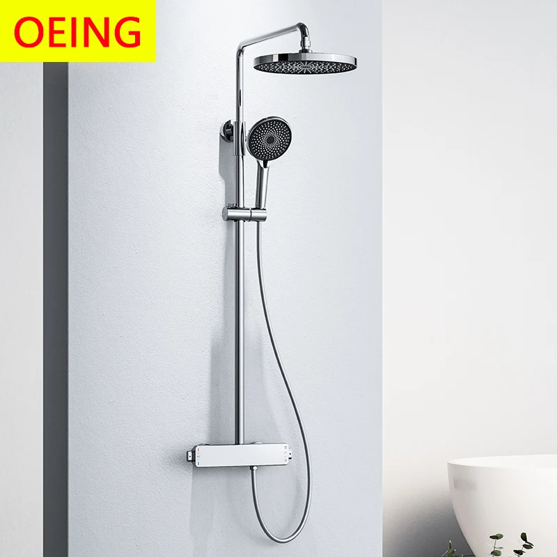 Constant Temperature Shower Faucet 3 Ways Water Outlet High Quality Bathroom Bathtub Faucet