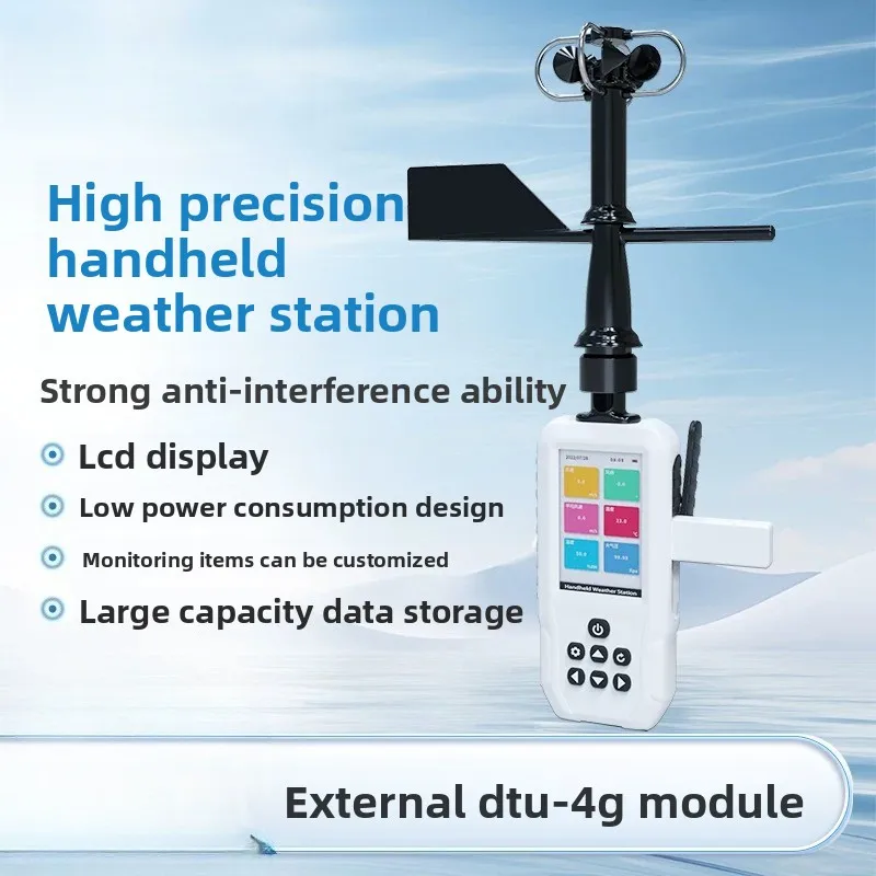 apply to Handheld Portable Weather Meter Wind Speed Direction Detector Agriculture Campus Outdoor Monitor