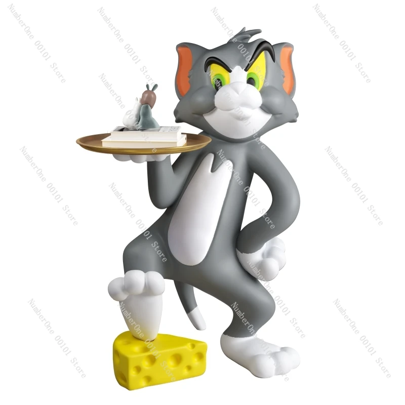 

Tom cat Internet celebrity floor ornament living room large moving gift housewarming new home TV cabinet decoration high-end