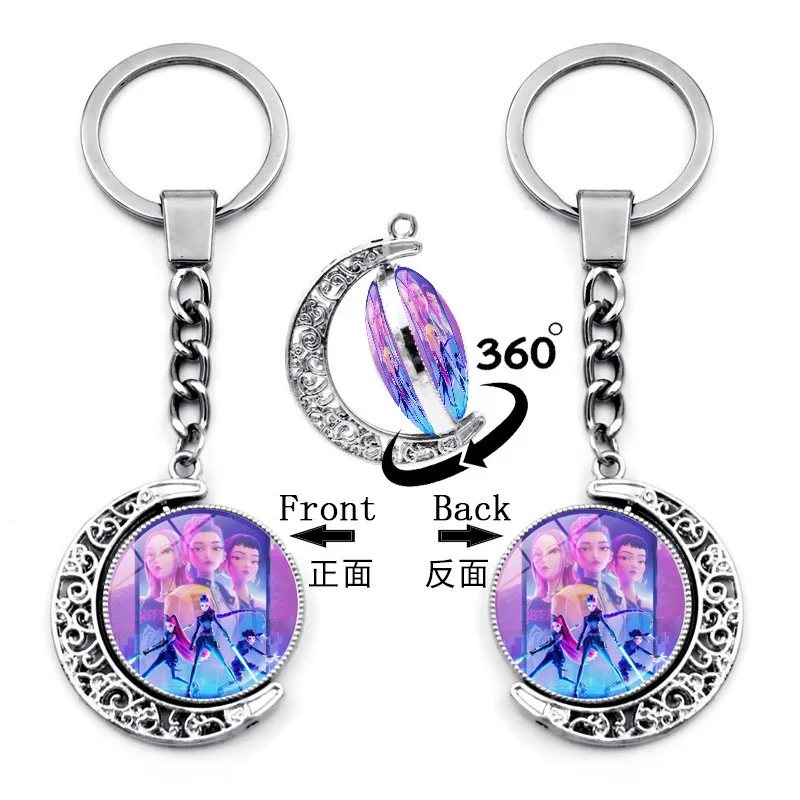 الدورية شيطان هنتر المفاتيح رومي ميرا زوي الفتيات كيرينغ أنيمي فيلم المشجعين شنطة هدايا على ظهره سحر قلادة اكسسوارات تأثيري