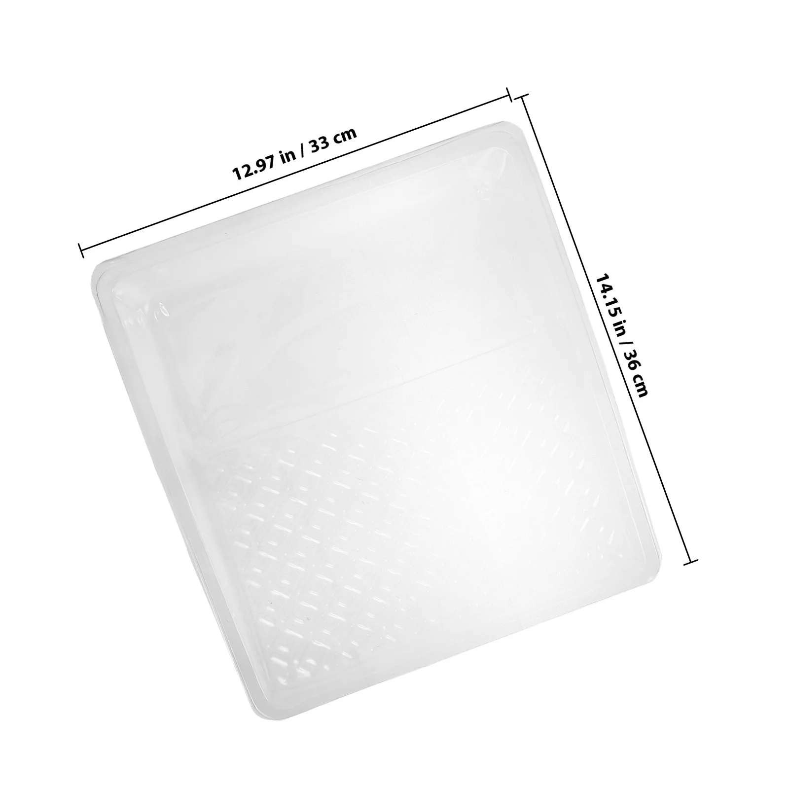 5 قطعة بطانات صينية الطلاء من البلاستيك الشفاف لسهولة الطلاء لا حاجة للتنظيف لوازم الطلاء القابل للتصرف بطانات صينية الطلاء