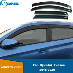 Side Window Deflector For Hyundai Tucson 2015 2016 2017 2018 2019 2020 Car Rain Shield Window Door Visor Rain Guard Wind Shield