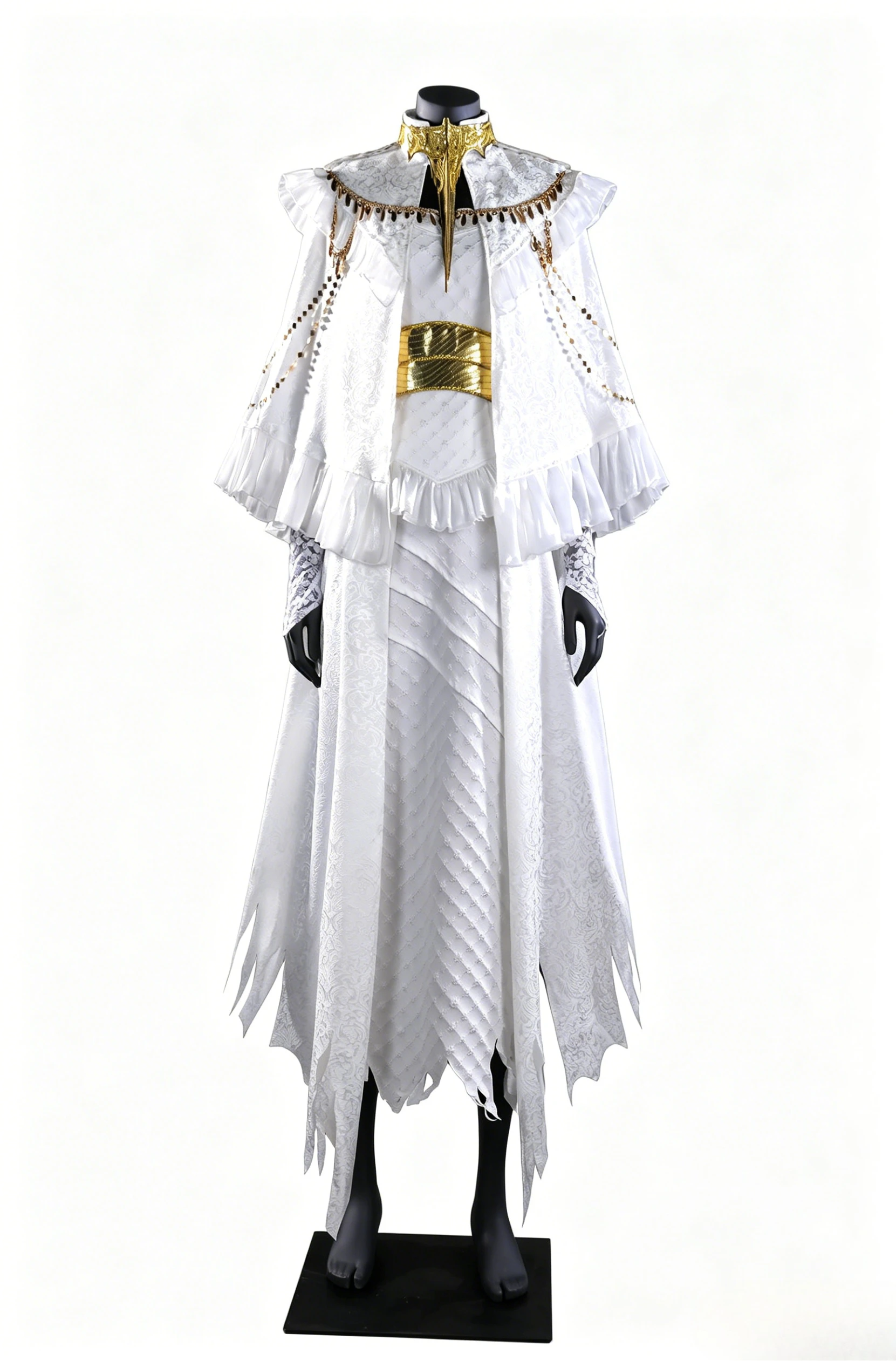 

Dark Style Gwyndolin Anime Outfit Souls Game Cosplay Costume Full Set for Women Halloween Comic Con Role Play