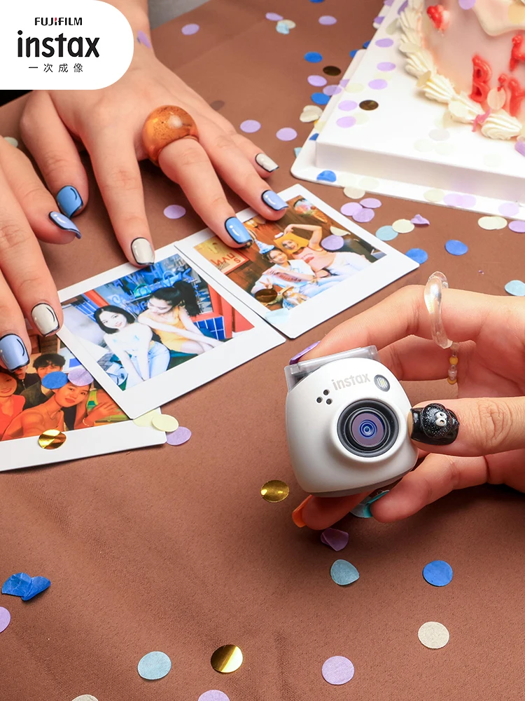 Imagem -02 - Fujifilm Instax Mini Smart Câmera Cute Genie Pal Pronto para Tirar o Aniversário Câmera Pequena e Portátil Novo