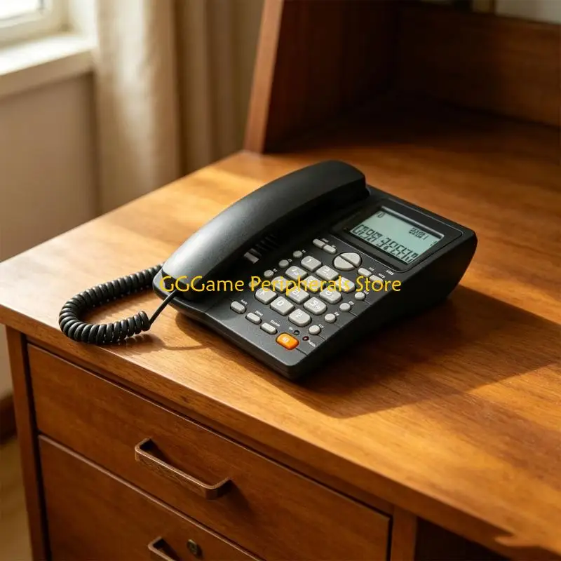 U55B Home Landline Phone With Digital Caller Display Function Telephone And Spacious Number Buttons For Convenient Operation