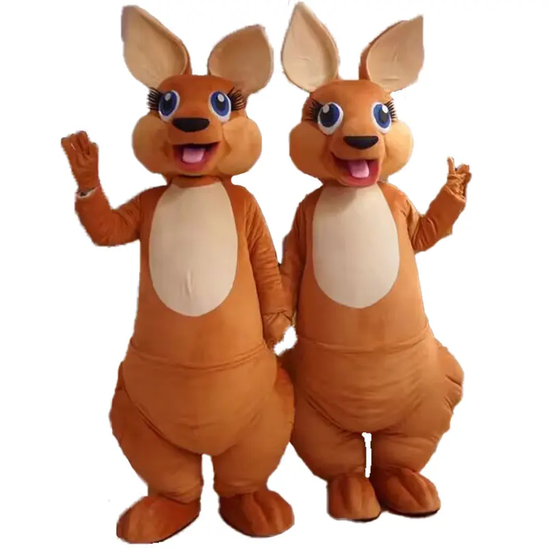 Plush Kangaroo Mascot Costume Koala Doll Clothing Cute Walking Cartoon Cosplay Performance Headgear Christmas Props