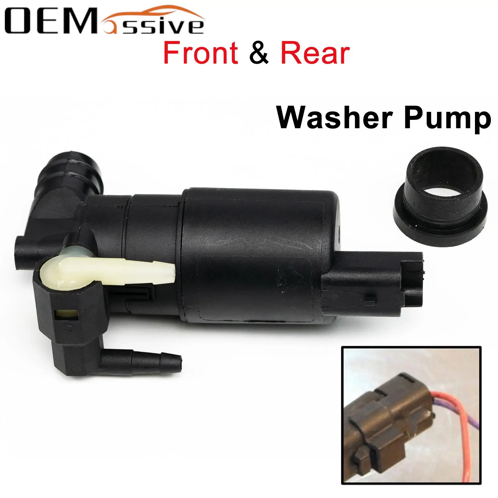 

Xukey Twin Outlet Front Windscreen Washer Pump For Peugeot Partner Tepee 5008 307 SW 508 407 208 106 3008 207 308 107 1007 807