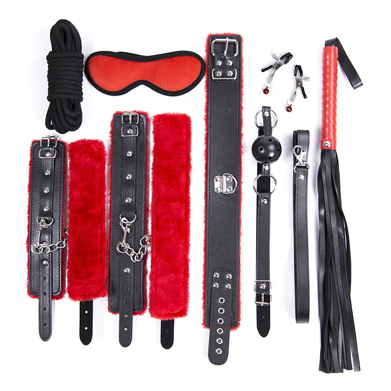 

Essential Flirting Props for Couples To Flirt and Stimulate SM Sex Toy Set Bundled and Bound Sex Games Adult Products Kit Bdsm