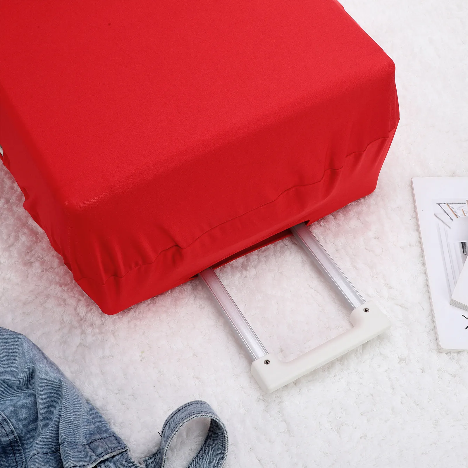 

Elastic Stretch Luggage Cover for 22 Inch Suitcase Trolley Case Protector Dustproof Scratch Resistant Easy Handle Access Instant