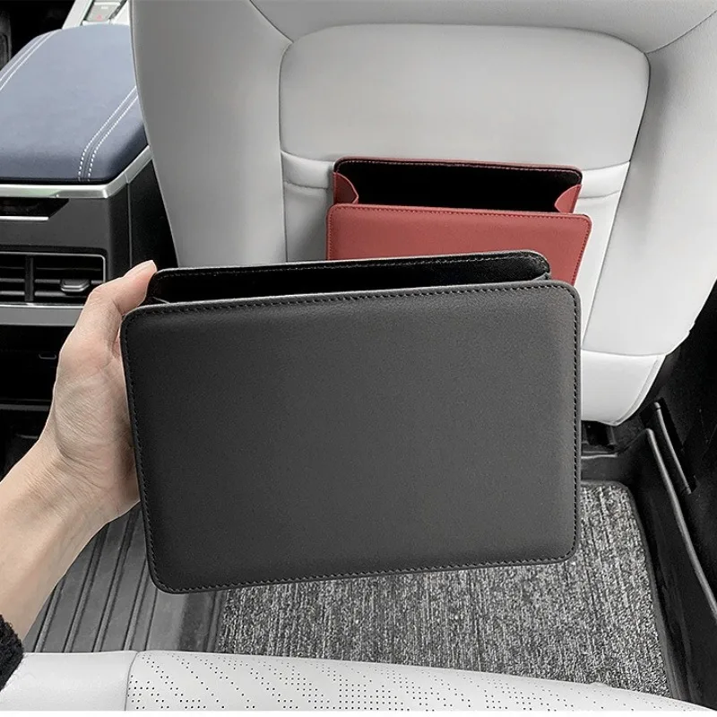 Foldable Car Trash Can Car Door Storage Box Hanging Storage Bag for Seat Back Storage Box Car Interior Products view 5