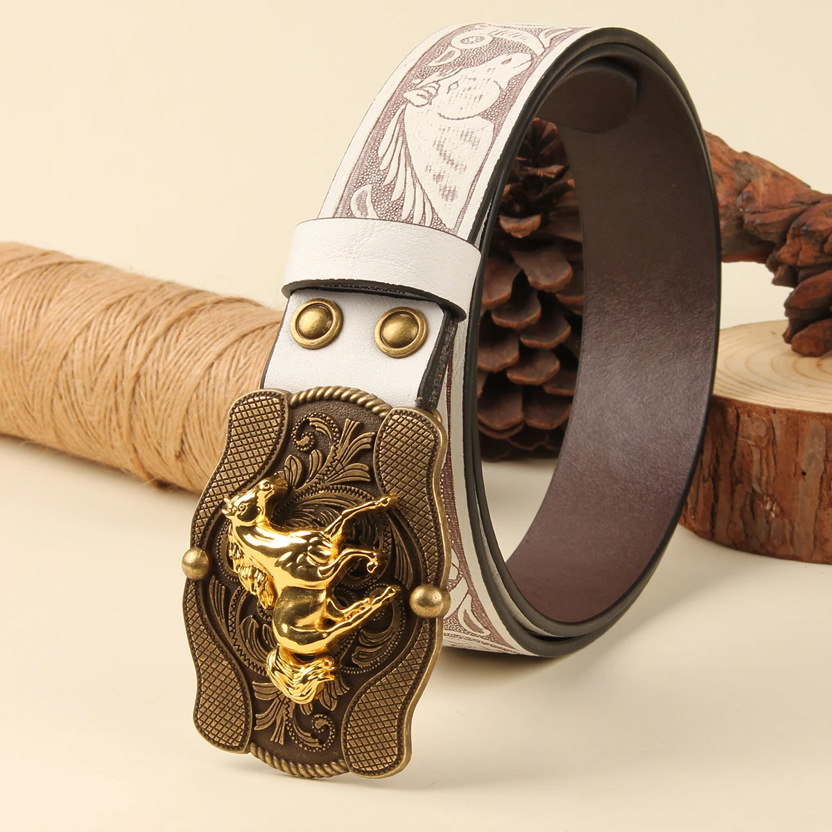 Hebilla de cinturón de caballo dorado para correr, cinturón de moda de 3,7 cm de ancho para hombre, cinturones de marca de lujo para hombre, cinturones de mujer, envío gratis