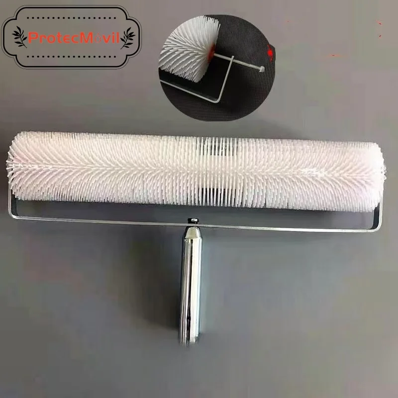 

50cm Self-Leveling Cement Defoaming Roller - Epoxy Flooring Defoaming Roller Brush, Needle Roller for Flooring Construction