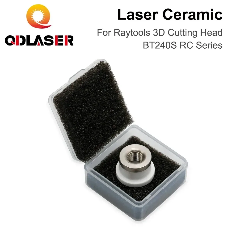 QDLASER RC Series Dia.19.5mm 3D Ceramic Body Sensor Ring for Raytools BT240S Fiber Laser Cutting Head