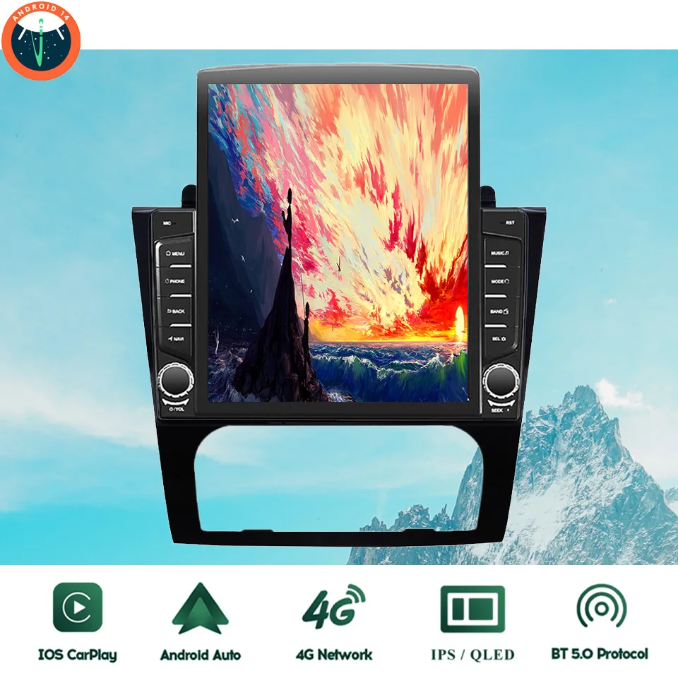 8G+128G Android 14.0 Car Radio FM AM Stereo Audio Video A/V Tablet For Nissan Teana Altima 2008 - 2012 Auto Gps Navigation RDS