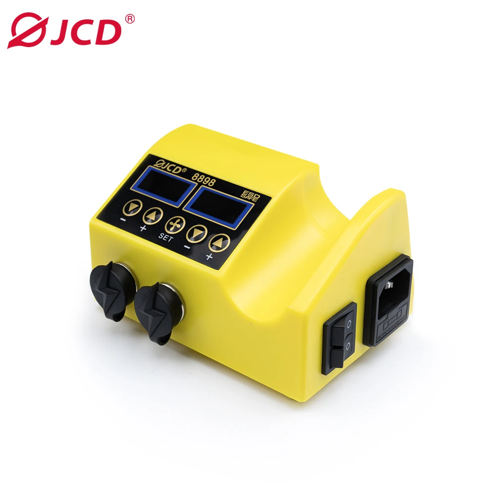 JCD 8898 2-in-1 750W hot air gun LCD display mobile phone welding rework station repair soldering iron hair dryer 8898pro