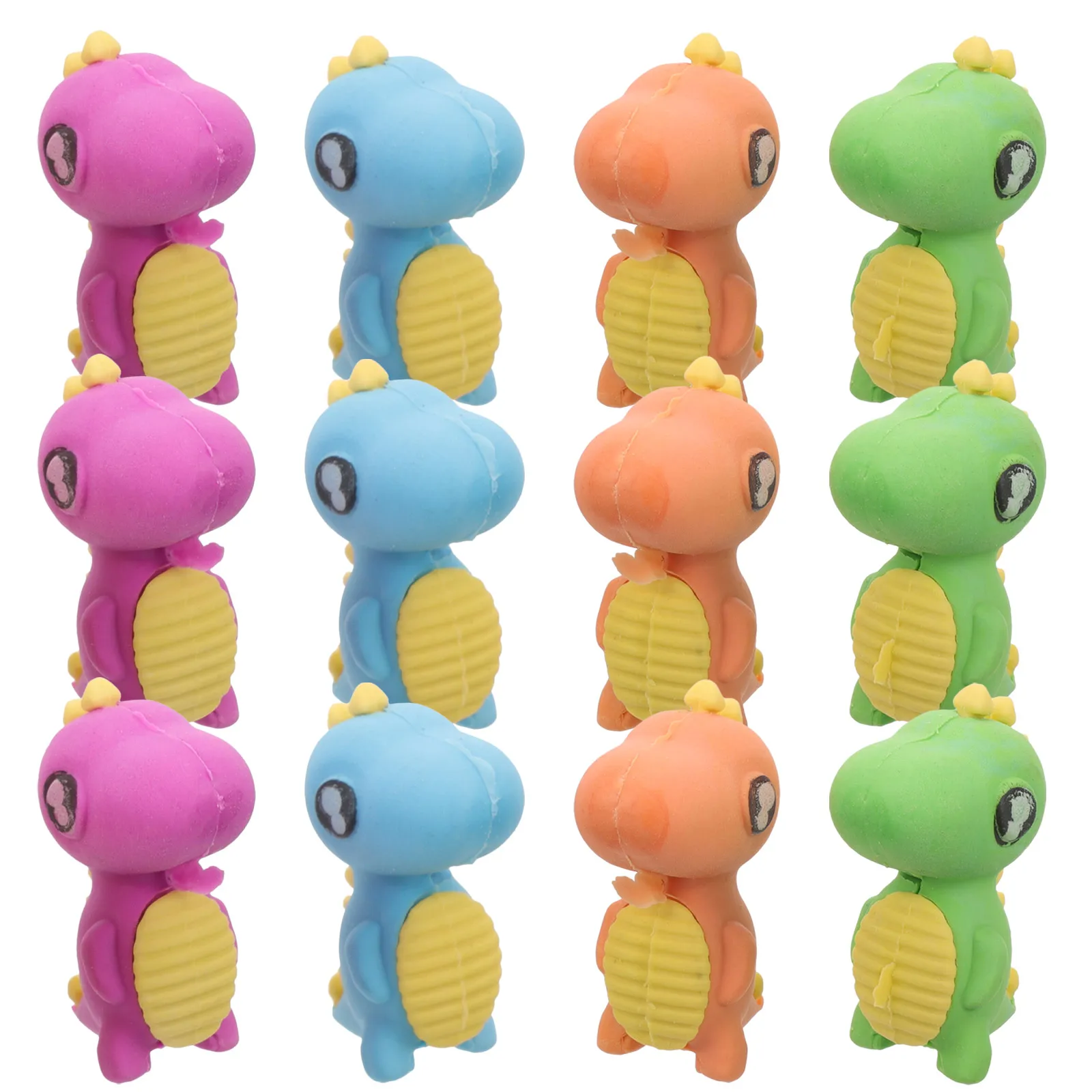

15 Pcs Cute Stationary Animal Eraser Erasers Toy Aldult Educational Toddlers Tpr Kneadable Child