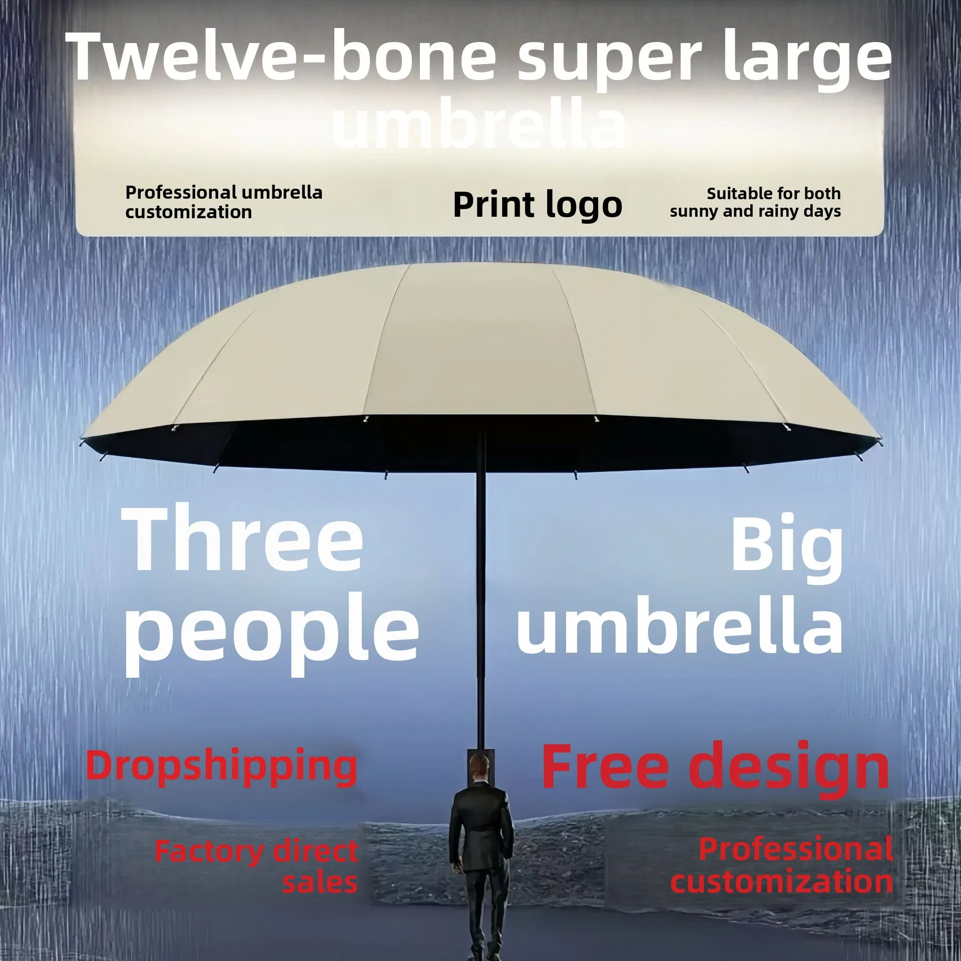 

6 Ribs UPF50+ UV Protection Folding Umbrella with Hook Handle,Sun & Rain Umbrella for Travel