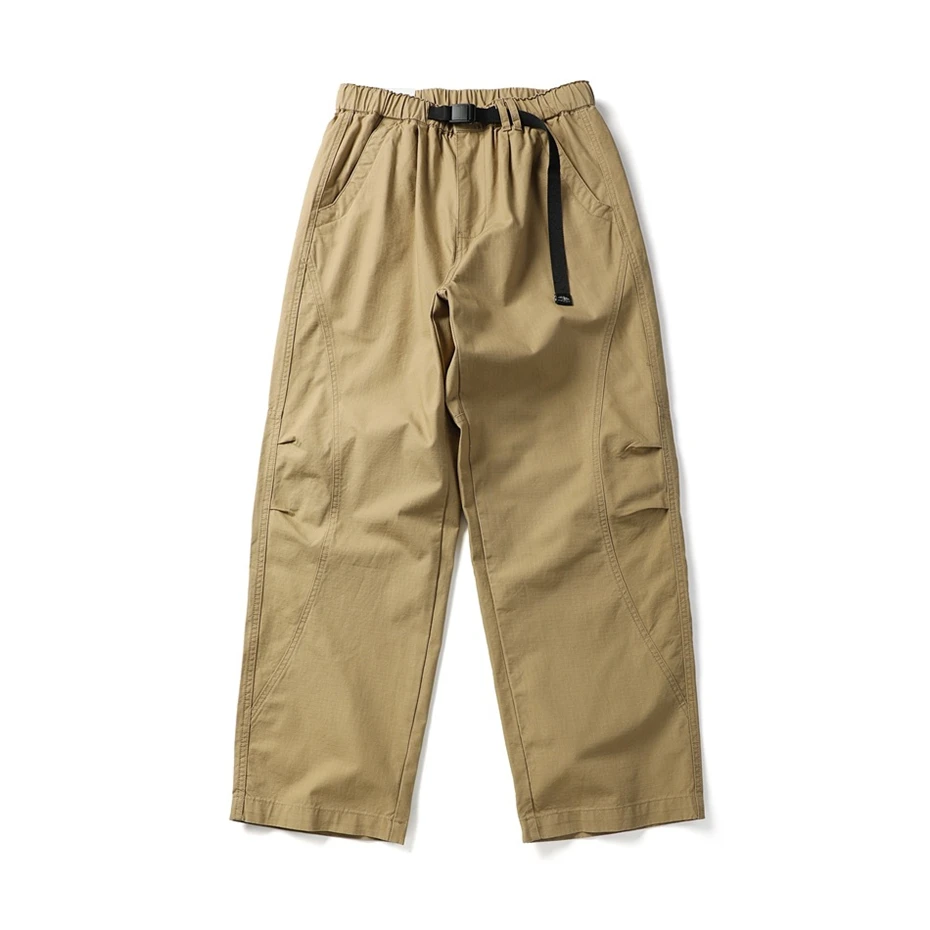 Men Camouflage Pants with Belt Cotton Casual Cargo Pant Men Streetwear Wide Leg Function Paratrooper Pants Cityboy Baggy Trouser