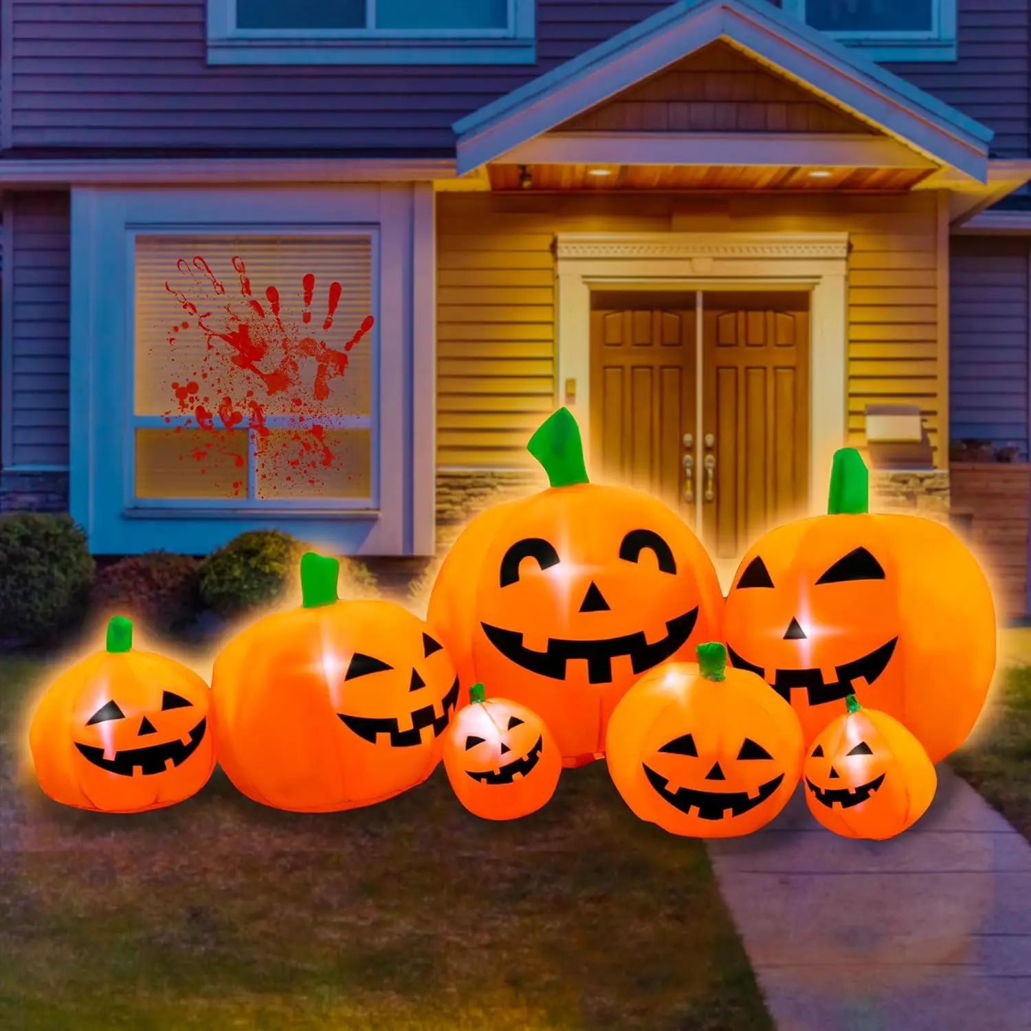 

Jack-o-Lantern Decor for Lawn Yard Home Party Indoors Outdoors