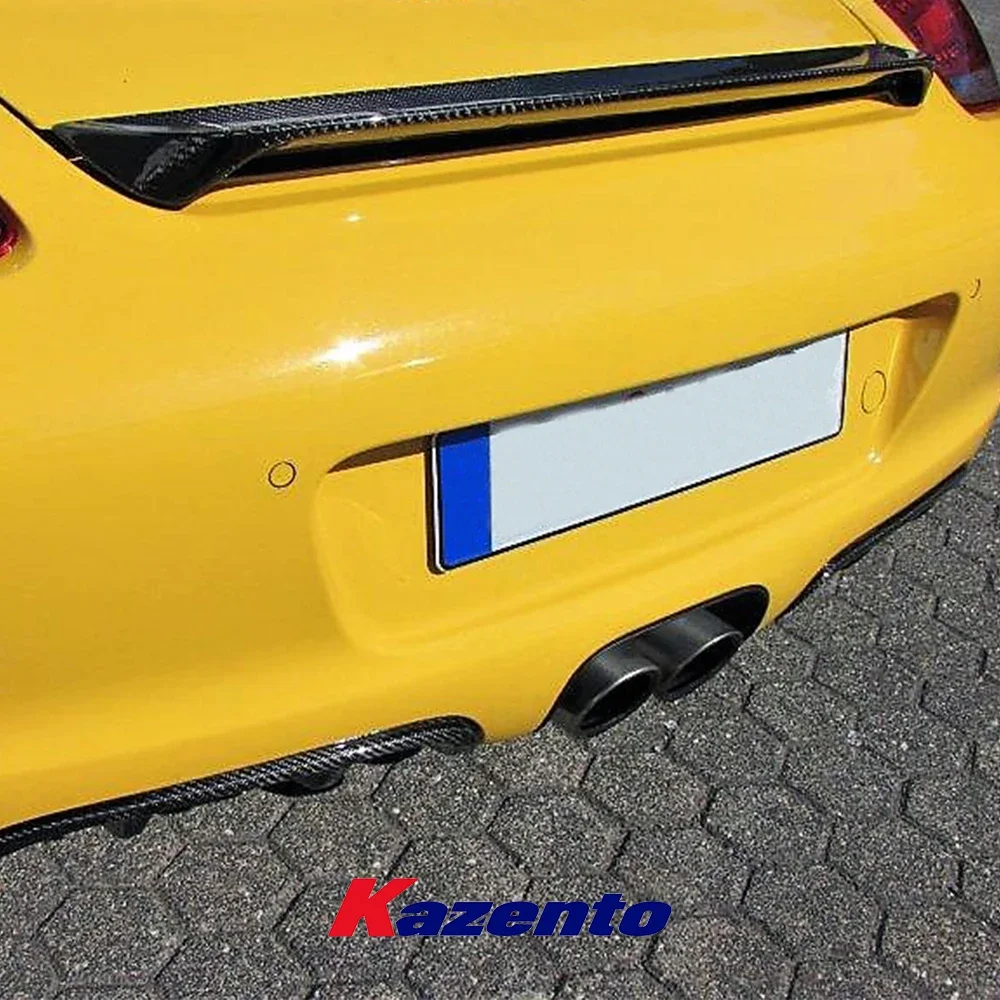 For Porsche Boxster 987 Boxster Techart Rear Spoiler Carbon Fiber