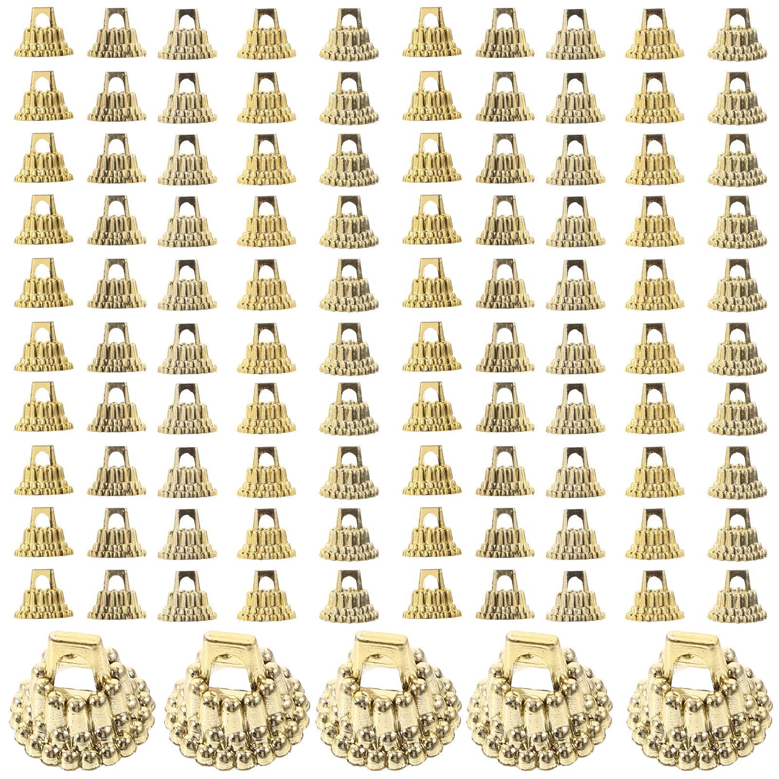 

Christmas Ball Cap Accessories Ornaments Top Replacement Caps for Decorate End Plastic Bauble