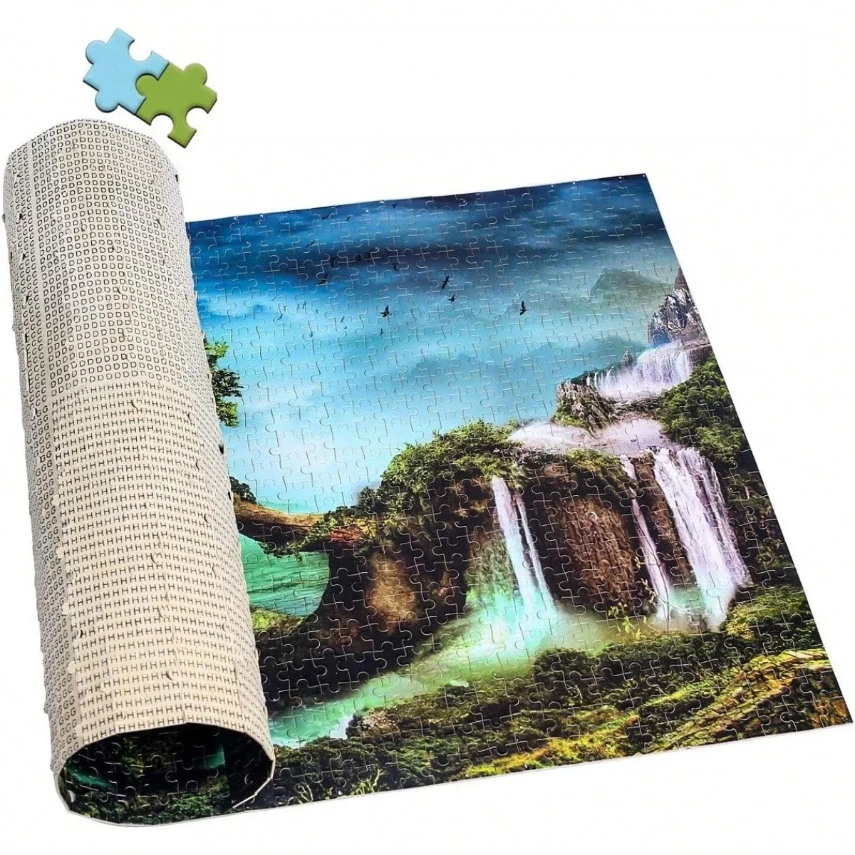 120/300/500/520/1000/1314 peças casa na cachoeira quebra-cabeça de madeira brinquedo educativo para jogo presente de natal exercitar seu cérebro