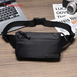 VOLUNTEER Waist Bags for Men 2026 New Light Weight Fashion Travel Casual All-match Outdoor Sport Nylon Crossbody Bags 1713-16