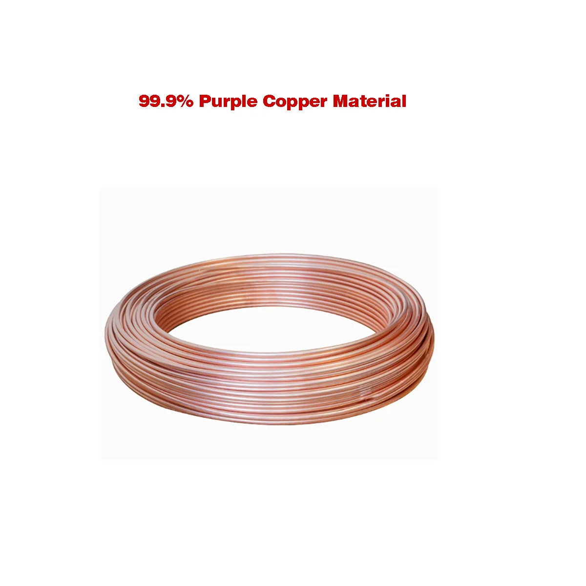 

Purple Copper Hose Coil, 99.9% Pure Copper Wire Tube Air Conditioning Cooling Pipe, Outer Diameter 1.6mm1.8mm2mm2.5mm-10mm