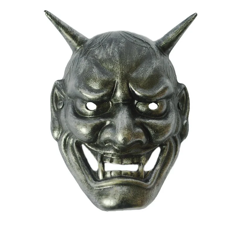 Funny Cosplay Chinese Ghost Head Bonjour Mask Horror Ghost Face Mask Resin Cosplay Halloween Party Props