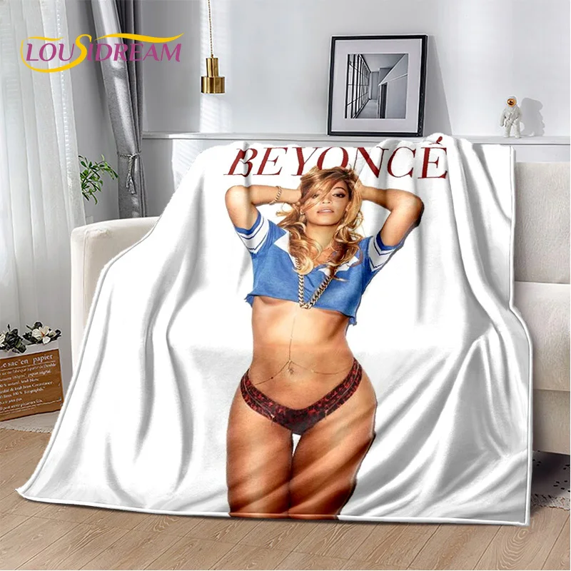 3D Latest Beyonce Giselle Knowles Soft Plush Blanket,Flannel Blanket Throw Blanket for Living Room Bedroom Bed Sofa Picnic Cover