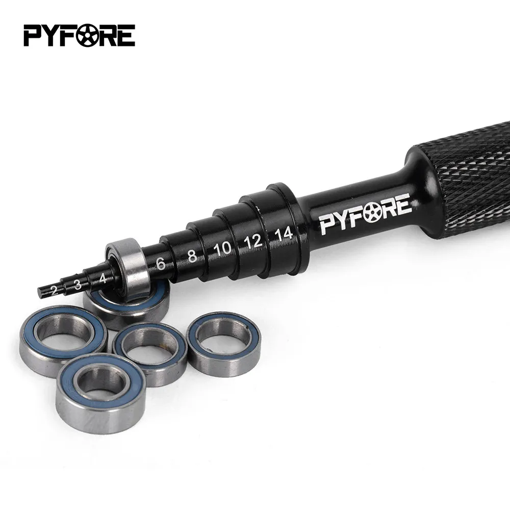 PYFORE Bearing Puller Installer Inner Hole Propulsion Tool Bearing Press Disassembly Tool for RC Model Repair Maintenance Kit